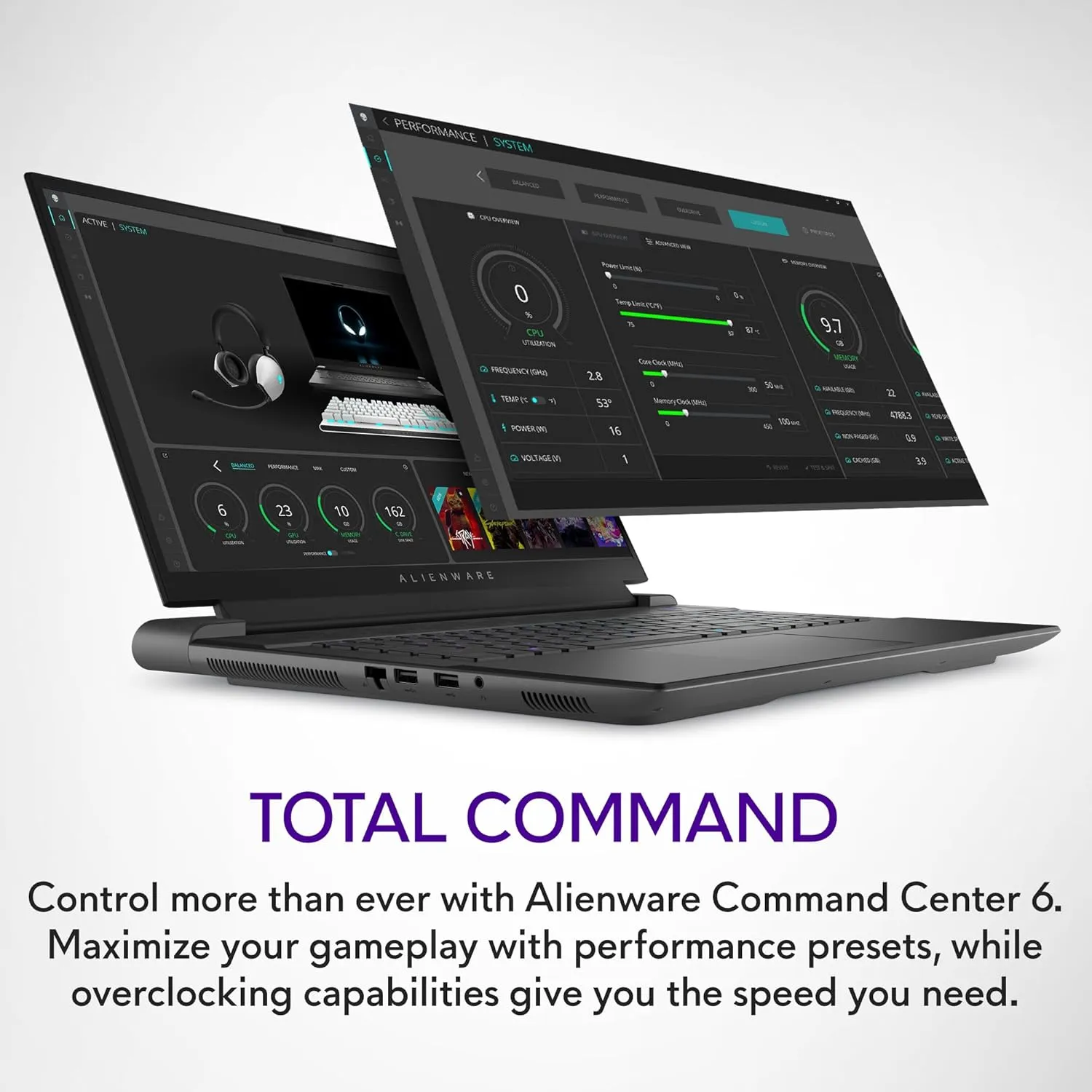 Alienware M18 Gaming Laptop - 18-inch QHD  165Hz 3ms Display, Intel Core i7-14700HX, 16GB DDR5 RAM, 1TB SSD, NVIDIA GeForce RTX 4070 8GB GDDR6, Windows 11 Home, Onsite Service - Dark Metallic Moon