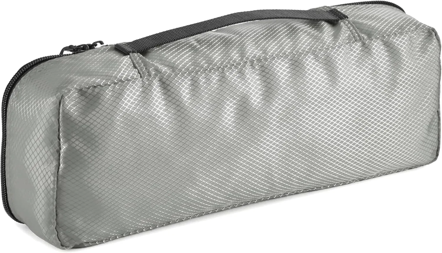 Amazon Basics Packing Cubes for Travel, Packing Organizers Set, 4-Piece-Set (Slim, Small, Medium, Large) With Double Zipper Pulls and Mesh Top Panel, 100% Durable Polyester, Gray