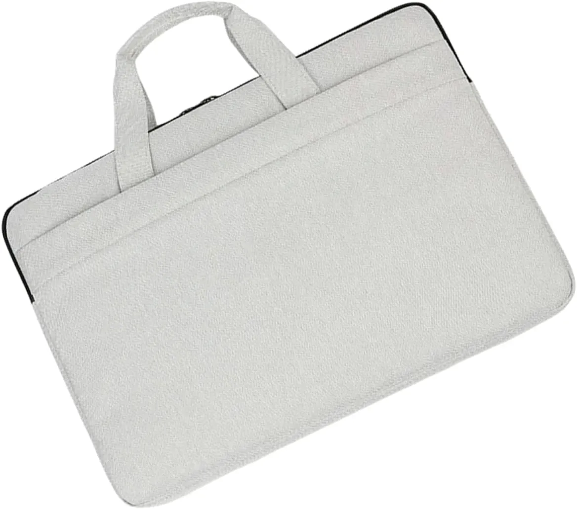 Angoily 14 Laptop Sleeve Shockproof Laptop Handbag with Inner Fleece Lining Durable Travel Case Comfortable Hand Feel Multi Compartments for Tablets and Notebooks