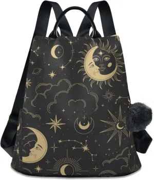 Anti-theft Backpack Purse BackPacks Handbags for Women Travel Rucksack Lightweight Shoulder Bags Starry Sky Pattern 6