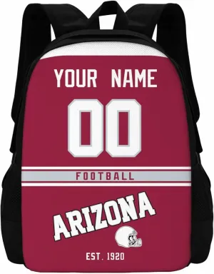 ANTKING Arizona Backpacks School Backpack Bags Custom Name Number for Men Women Youth Gifts