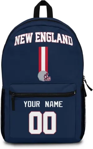 ANTKING New England Backpacks Travel Bags Custom Any Name Number for Men Women Gifts