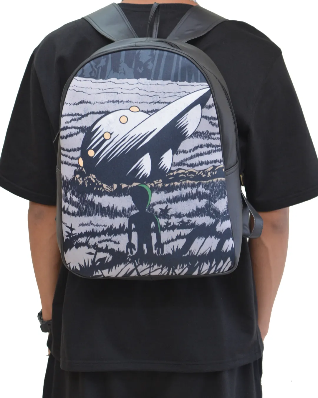 Area 51 Faux Leather D Backpack