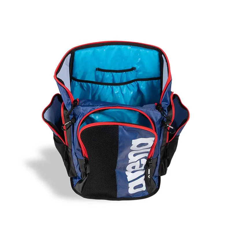 Arena Spiky III Backpack | Navy/Red