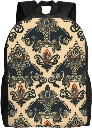 Asian Elephants Travel Backpack for Women Men Large Laptop Bag 16.1Inch College Bag Casual Daypack