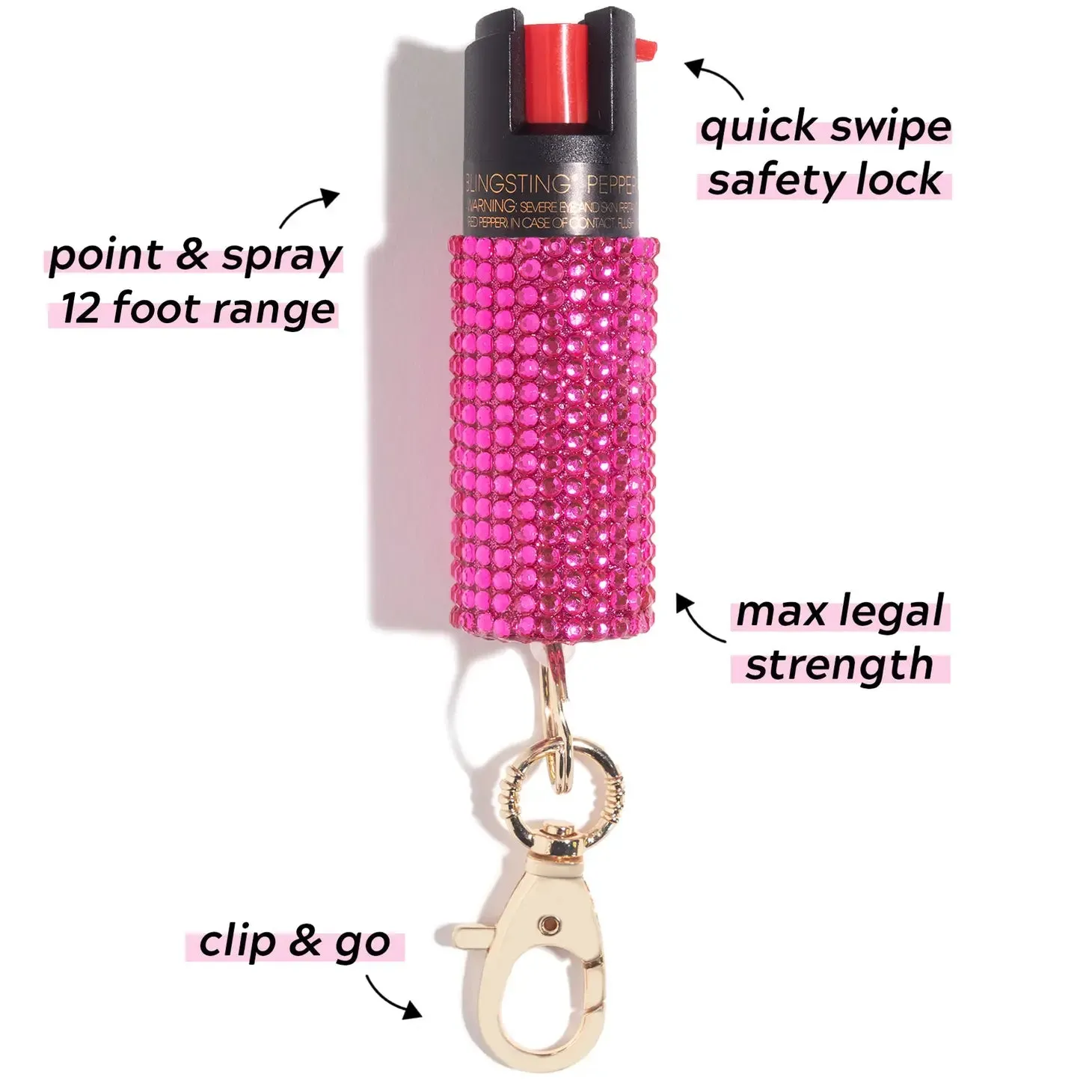 Assorted Rhinestone Pepper Sprays