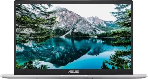 ASUS Lightweight 15.5" Full HD Laptop, Windows 11 Home OS, Intel Celeron Processor Up to 2.76GHz, 4GB LPDDR4, 128GB SSD, Backlit Keyboard, Pastel Grey, Renewed