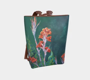 Backpack Bali Vegan Leather Low-cost Flowers Direct shipping