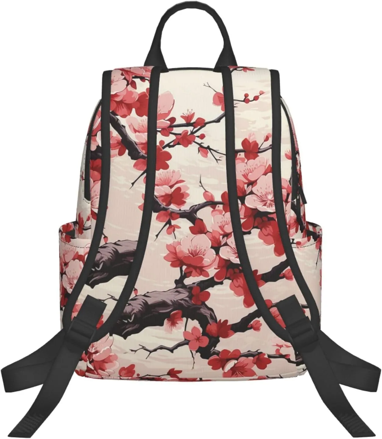 Backpack Japanese Floral Cherry Blossom Travel Casual Laptop Backpack Adjustable Hiking Daypack for Men Women