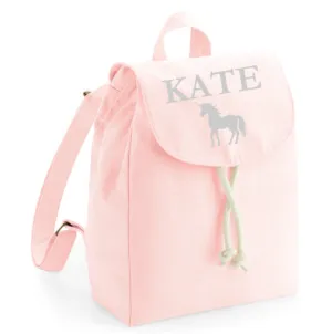 Backpack Pink Name & Picture