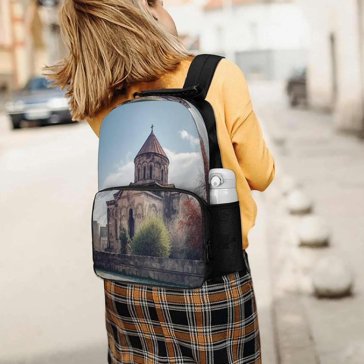 Backpacks Armenian Church Travel Bag Business Work Laptop Backpack