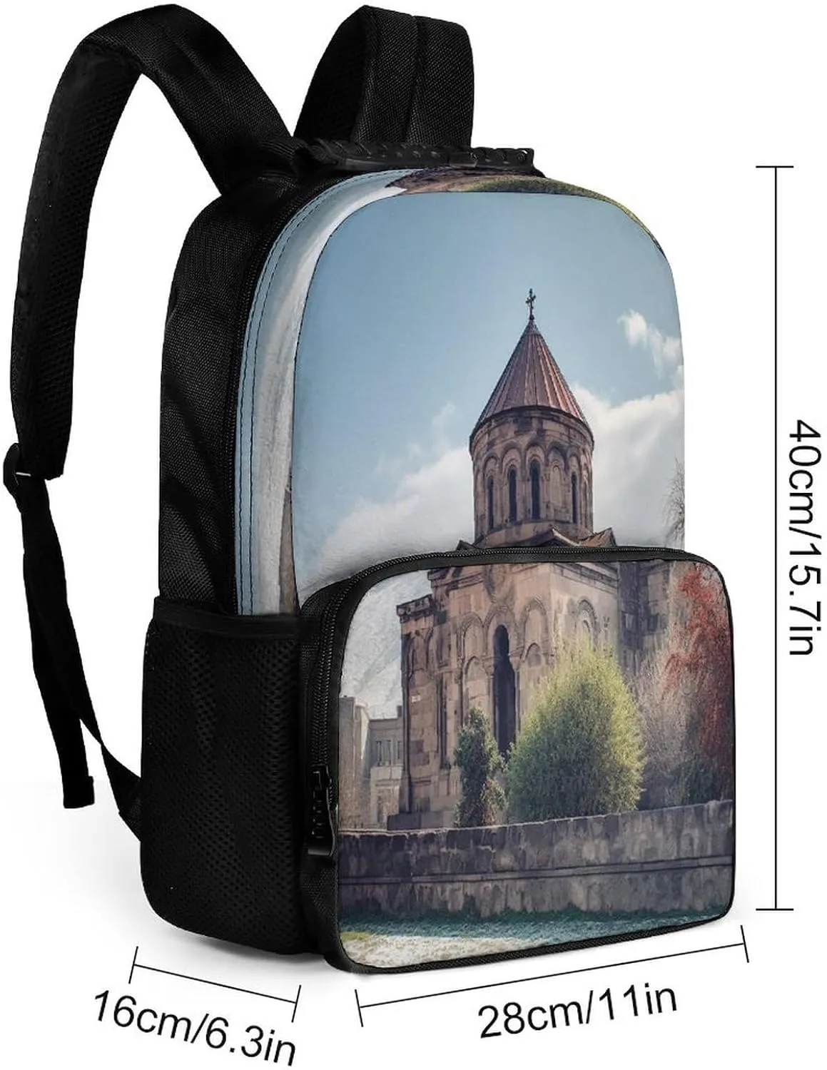 Backpacks Armenian Church Travel Bag Business Work Laptop Backpack