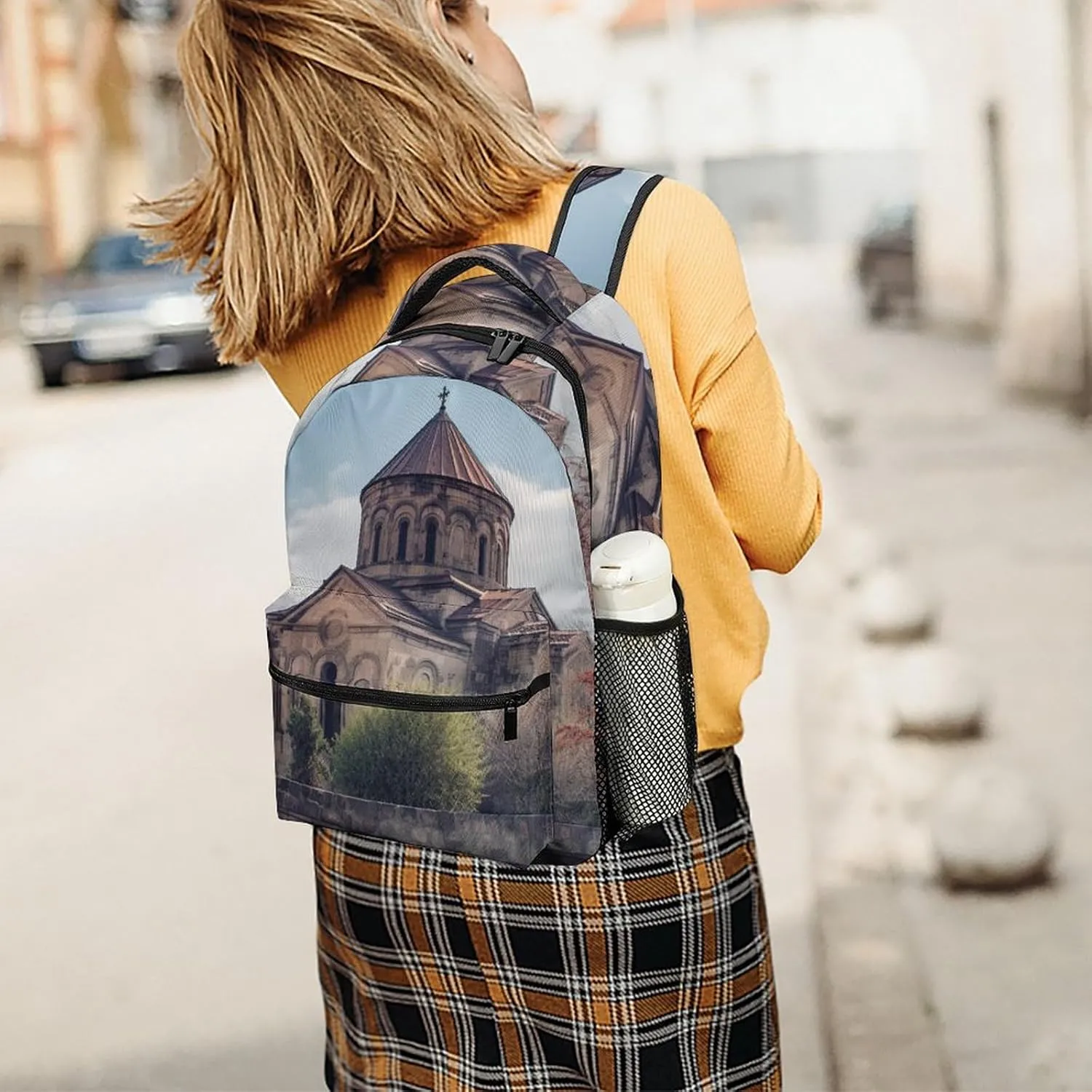 Backpacks Armenian Church Travel Bag Laptop Backpack Casual Daypack for Weekender Business Hiking