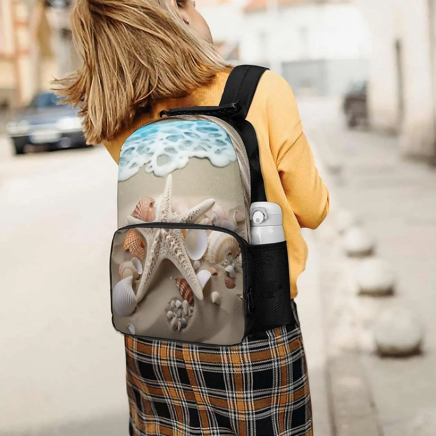 Backpacks Beach Shell Starfish Travel Bag Business Work Laptop Backpack
