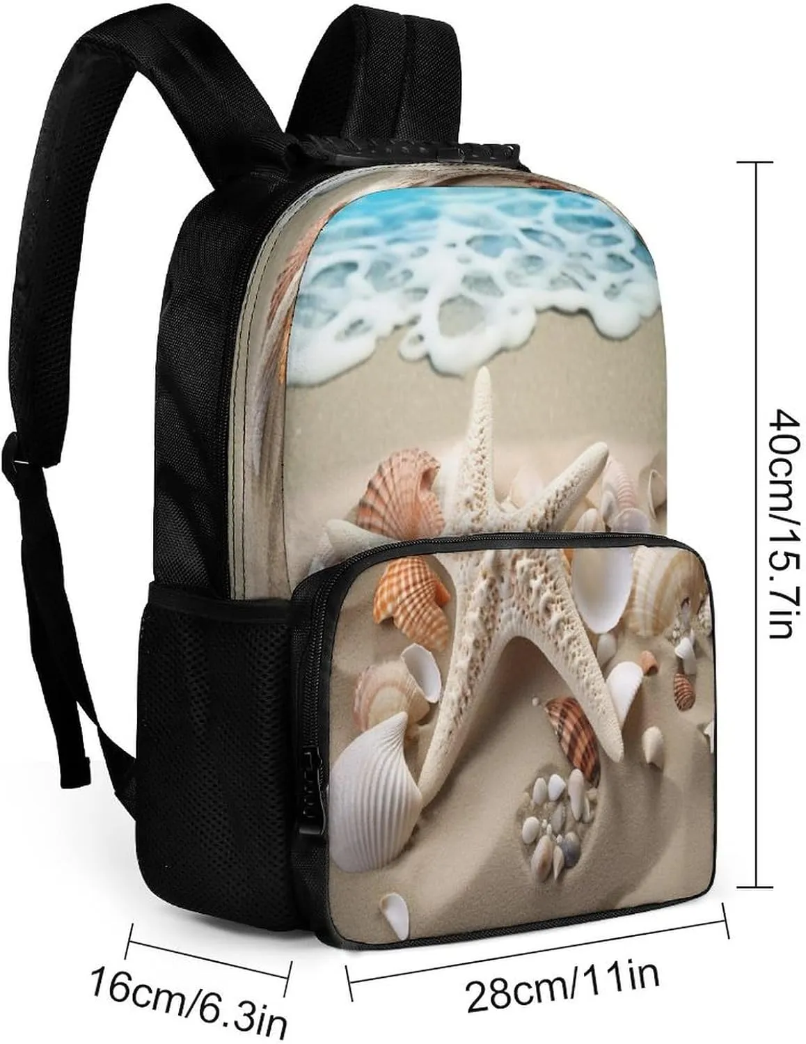 Backpacks Beach Shell Starfish Travel Bag Business Work Laptop Backpack
