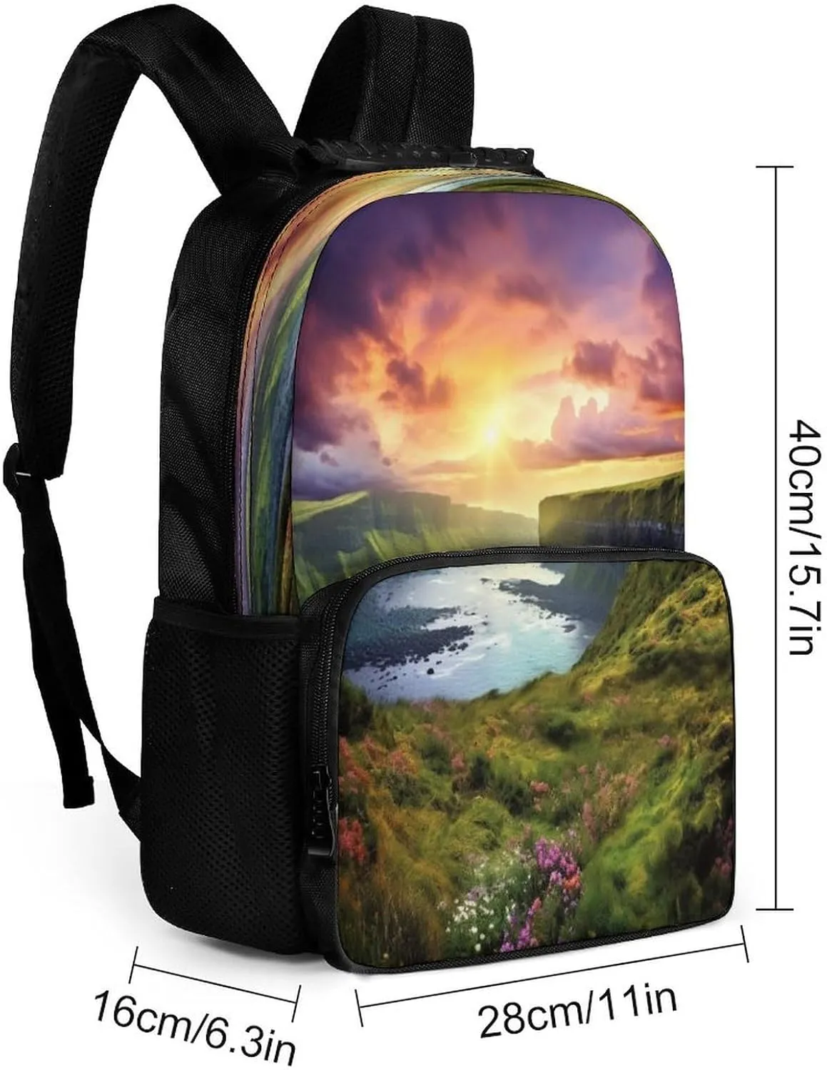Backpacks Colorful Nature Landscape Travel Bag Business Work Laptop Backpack