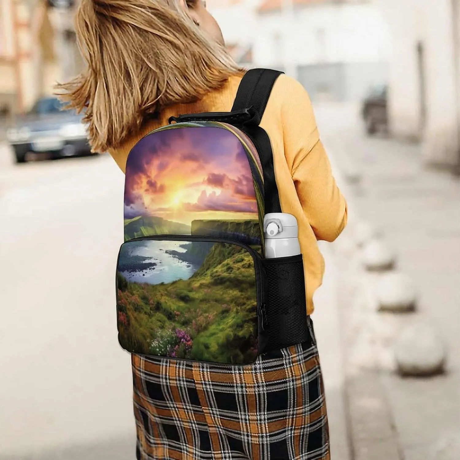 Backpacks Colorful Nature Landscape Travel Bag Business Work Laptop Backpack