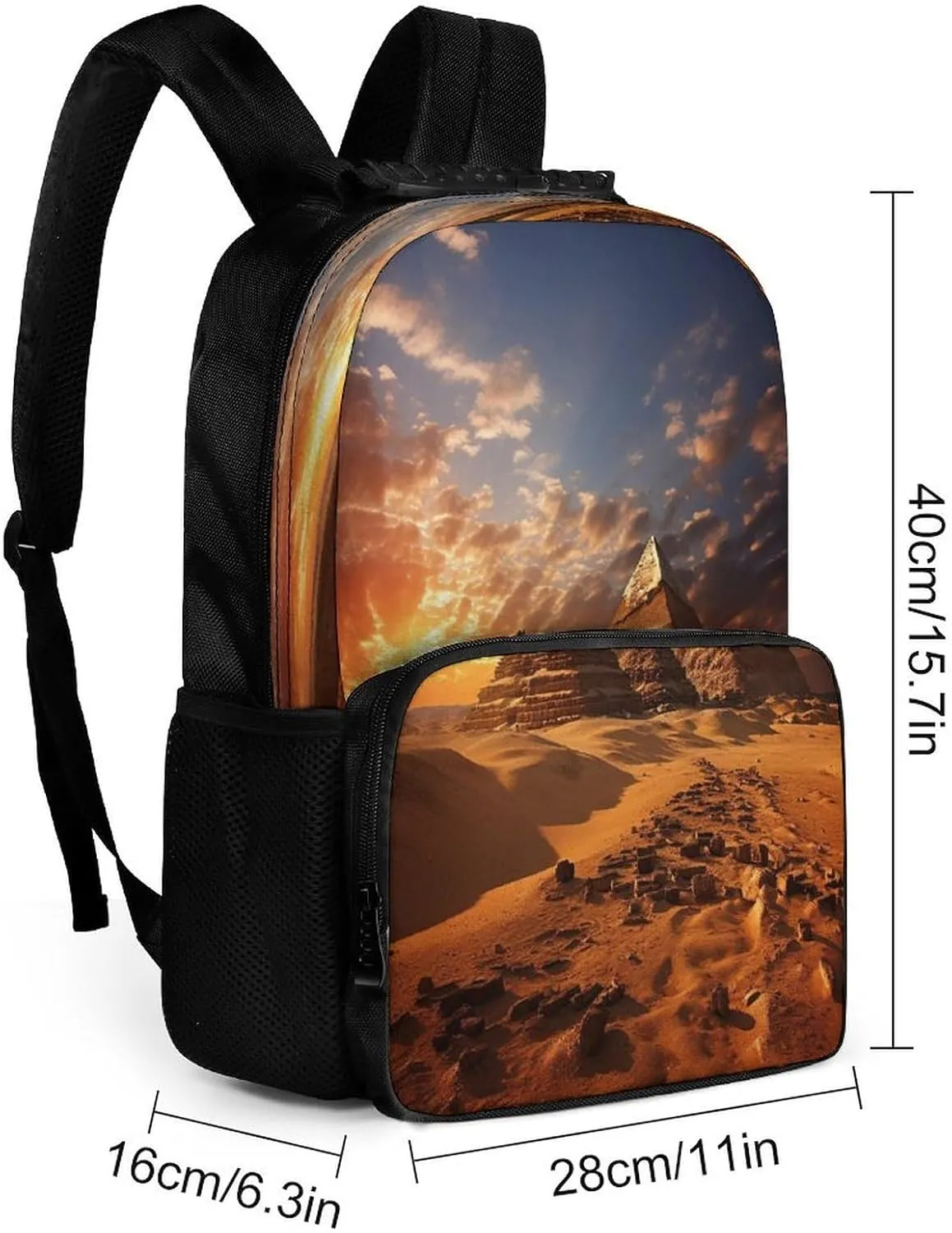 Backpacks Egyptian Pyramids Travel Bag Business Work Laptop Backpack