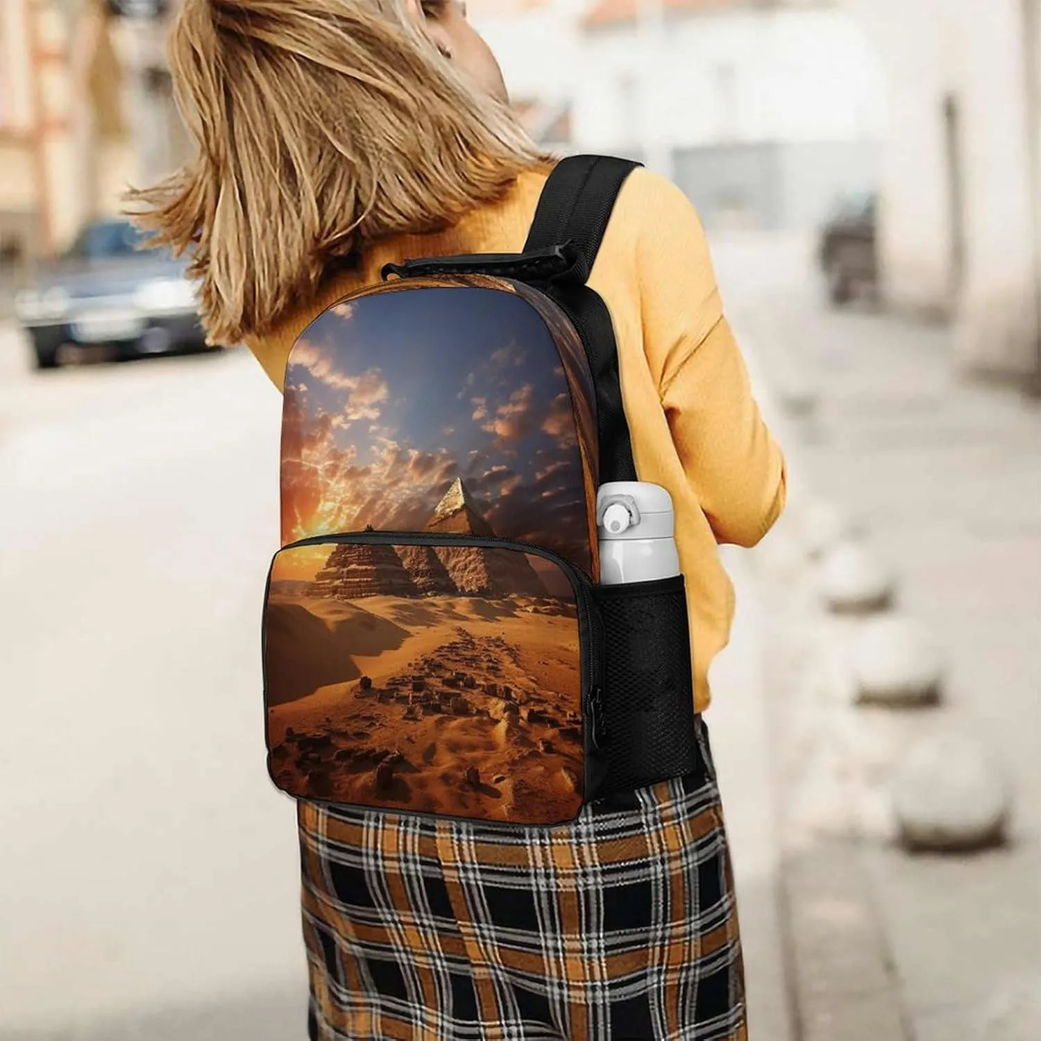 Backpacks Egyptian Pyramids Travel Bag Business Work Laptop Backpack