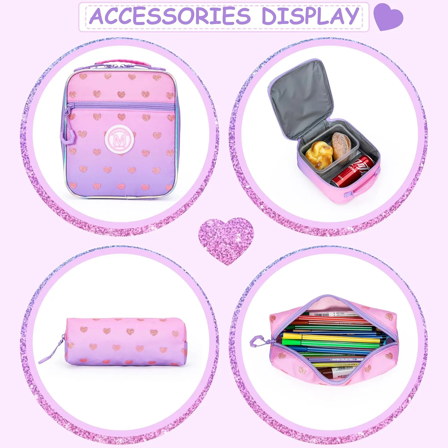 Backpacks for Girls Backpack Kids Travel Backpack School Bags for Girls Backpacks Ages 8-10 Bookbag