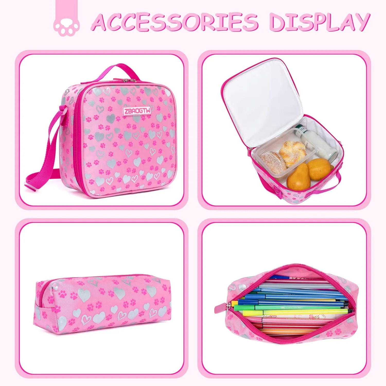 Backpacks for Girls Backpack Kids Travel Backpack School Bags for Girls Backpacks Ages 8-10 Bookbag