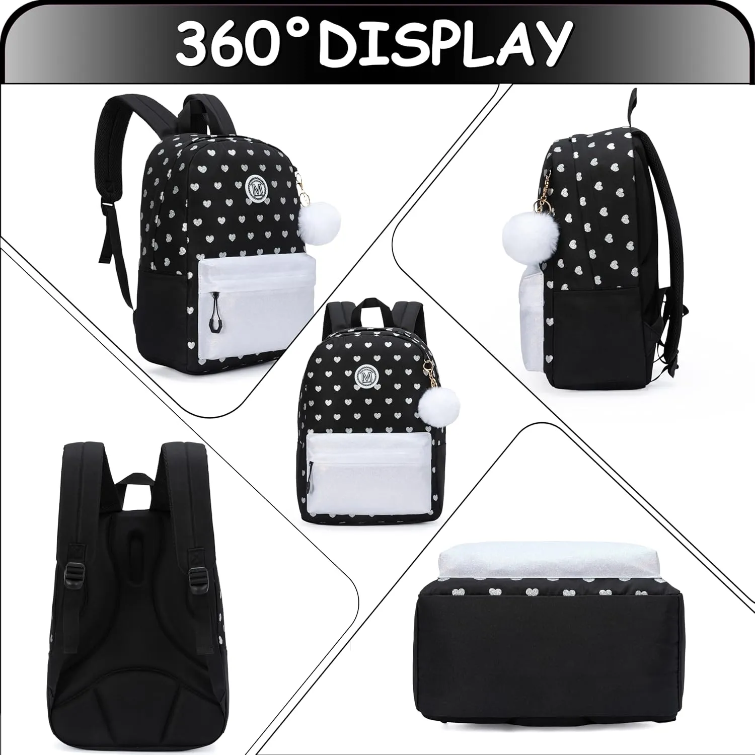 Backpacks for Girls Backpack Kids Travel Backpack School Bags for Girls Backpacks Ages 8-10 Bookbag