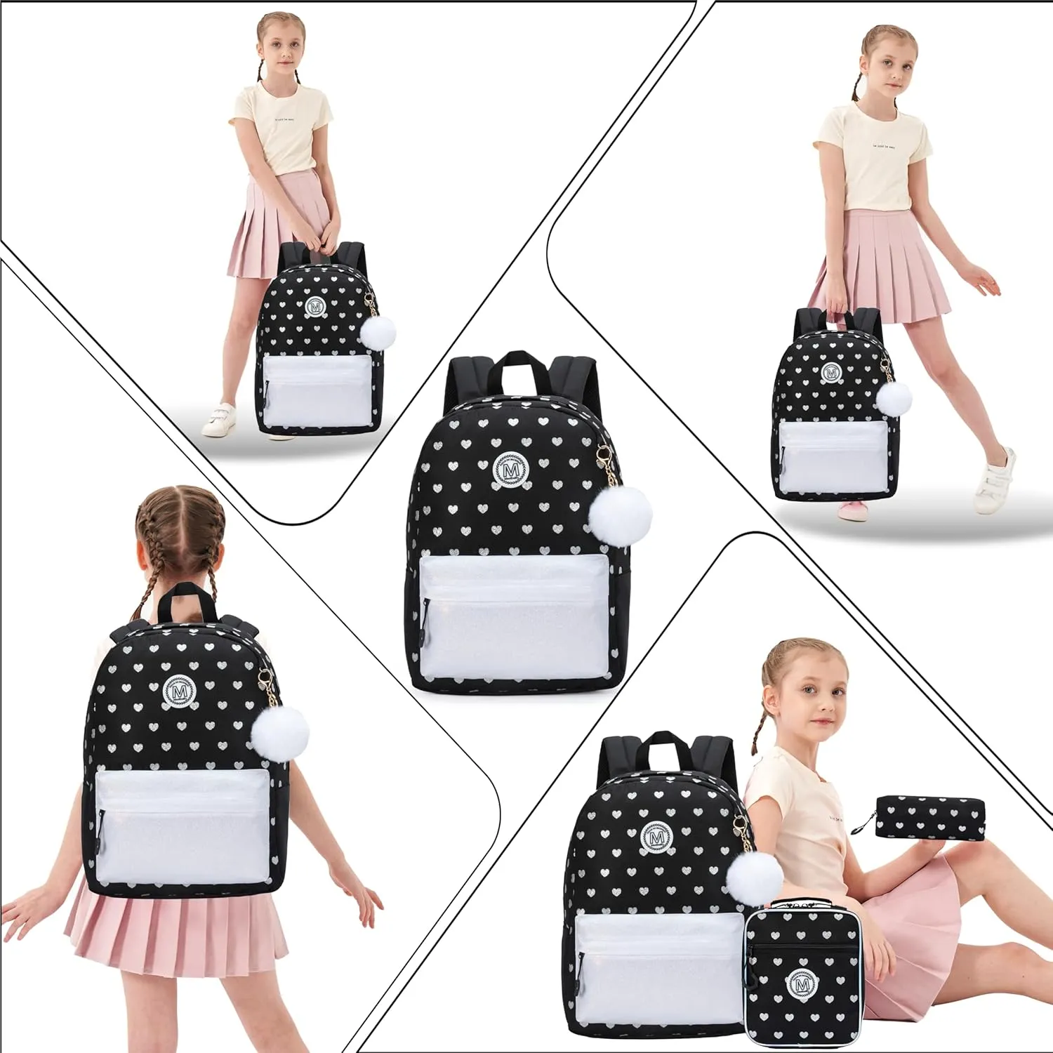 Backpacks for Girls Backpack Kids Travel Backpack School Bags for Girls Backpacks Ages 8-10 Bookbag