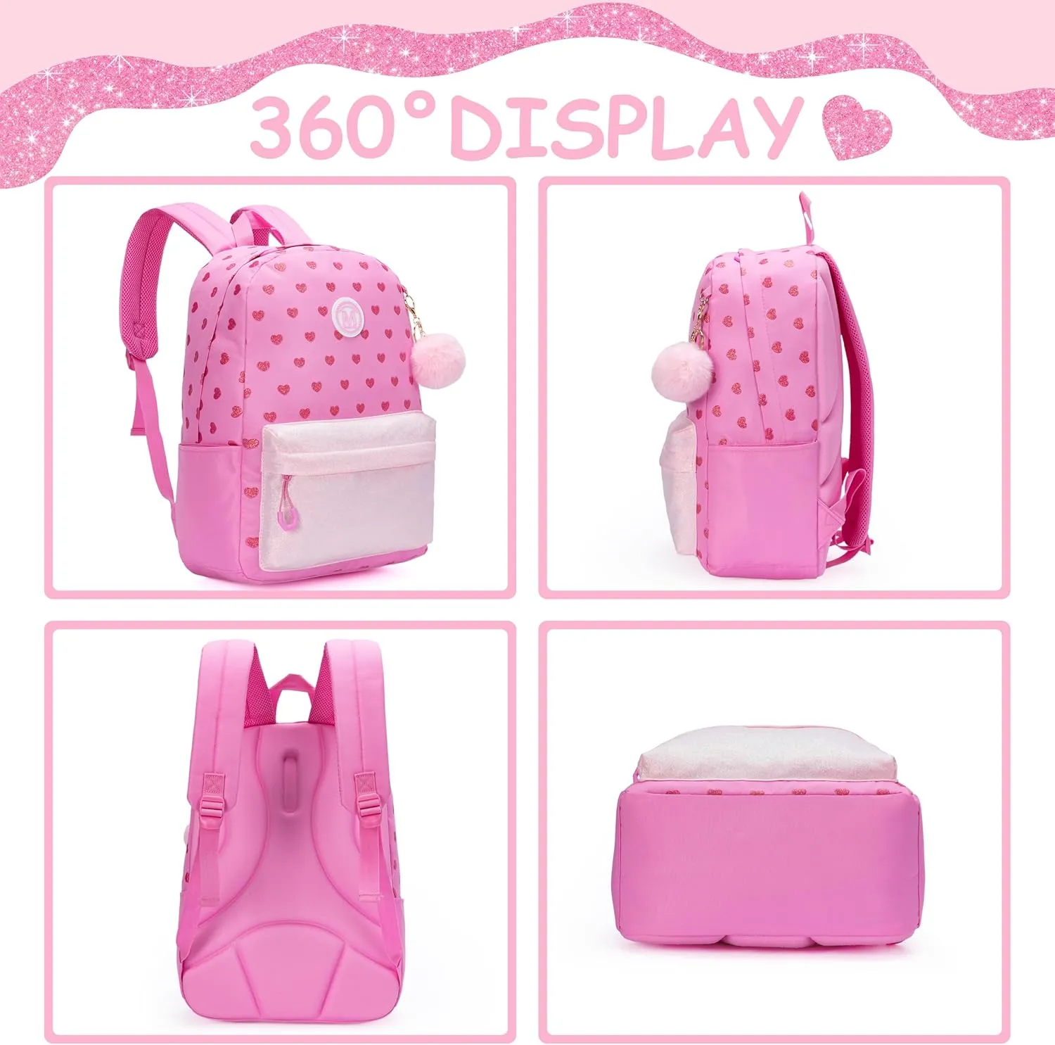 Backpacks for Girls Backpack Kids Travel Backpack School Bags for Girls Backpacks Ages 8-10 Bookbag