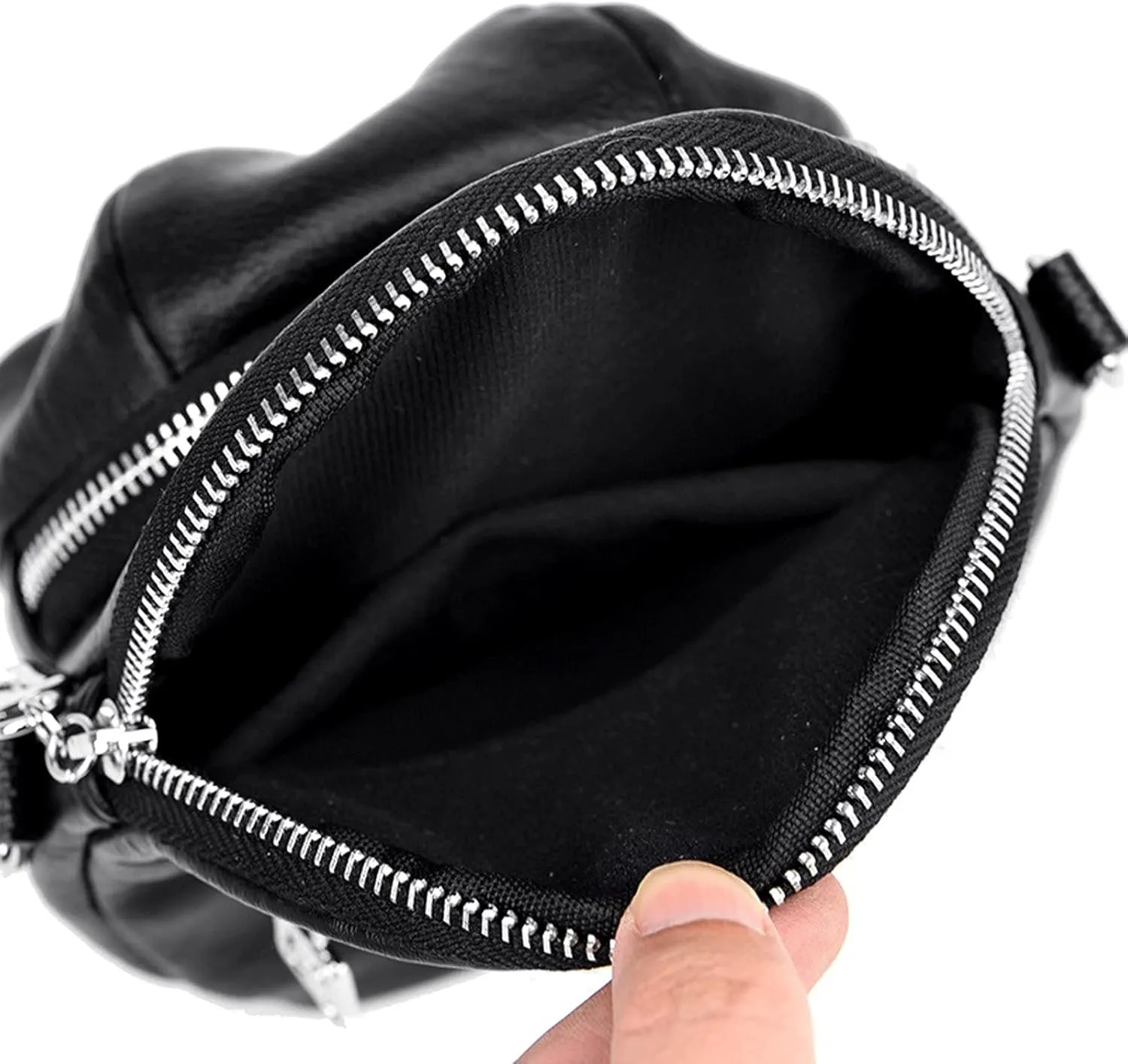Backpacks Hat Shape Women Shoulder Bag Soft Leather Crossbody Messenger Bags Ladies Handbag (Color : Rojo)