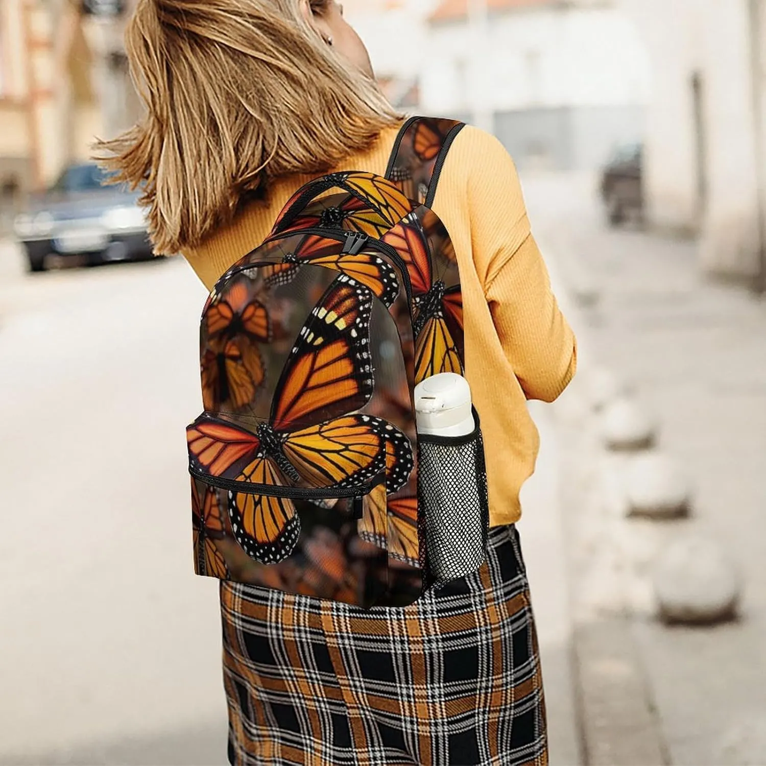Backpacks Monarch Butterflies Travel Bag Laptop Backpack Casual Daypack for Weekender Business Hiking