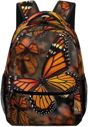 Backpacks Monarch Butterflies Travel Bag Laptop Backpack Casual Daypack for Weekender Business Hiking
