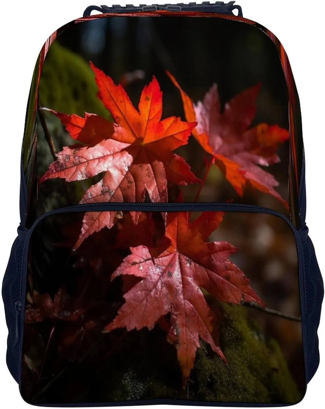 Backpacks Red Maple Leaves Travel Bag Business Work Laptop Backpack
