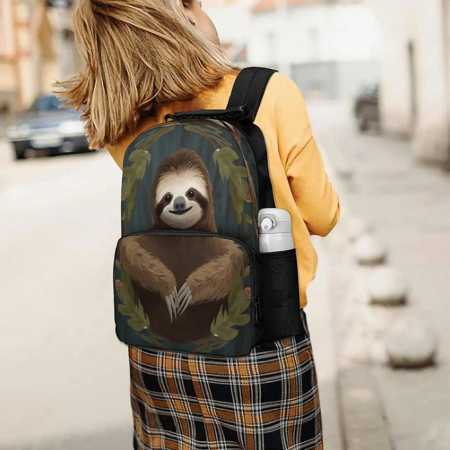 Backpacks Sloth Travel Bag Business Work Laptop Backpack, 40x28x16cm