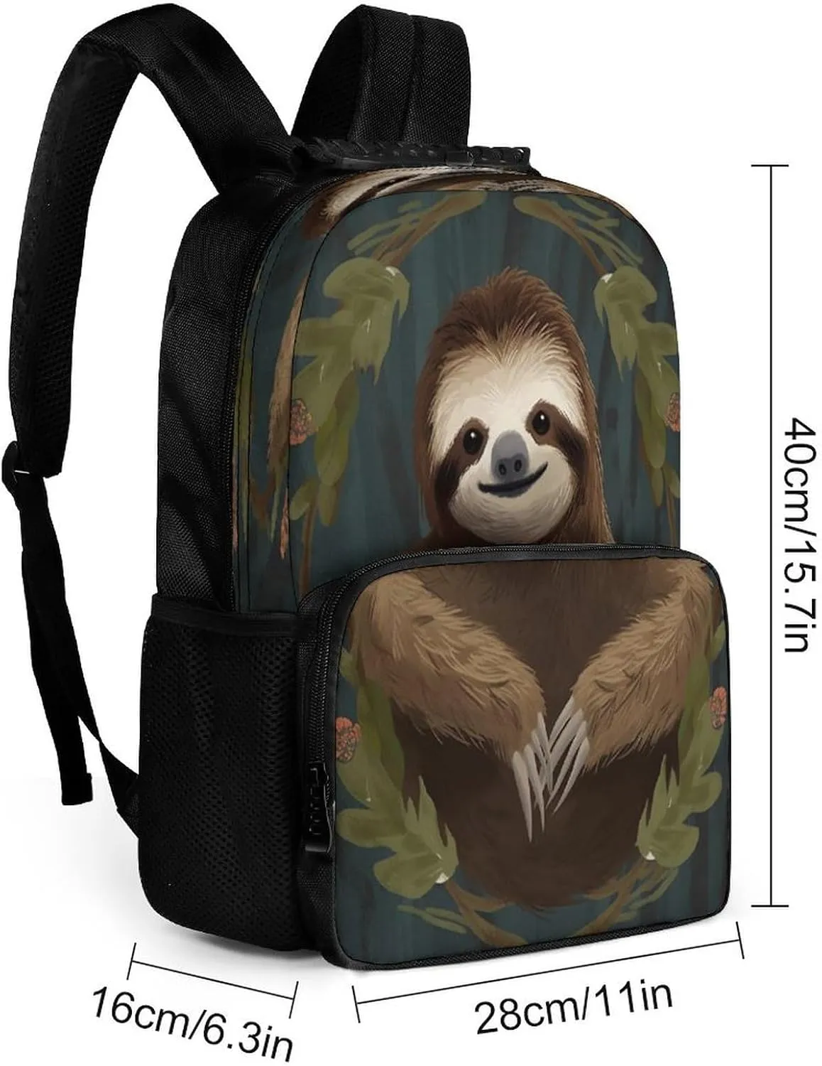 Backpacks Sloth Travel Bag Business Work Laptop Backpack, 40x28x16cm