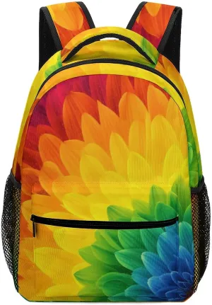 Backpacks Sunflower Rainbow Travel Bag Laptop Backpack Casual Daypack for Weekender Business Hiking