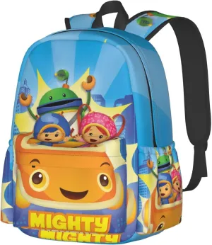 Backpacks Team Anime Umizoomi Adjustable Laptop Backpack Double Shoulder Bag for Women Men Climbing Shopping Work