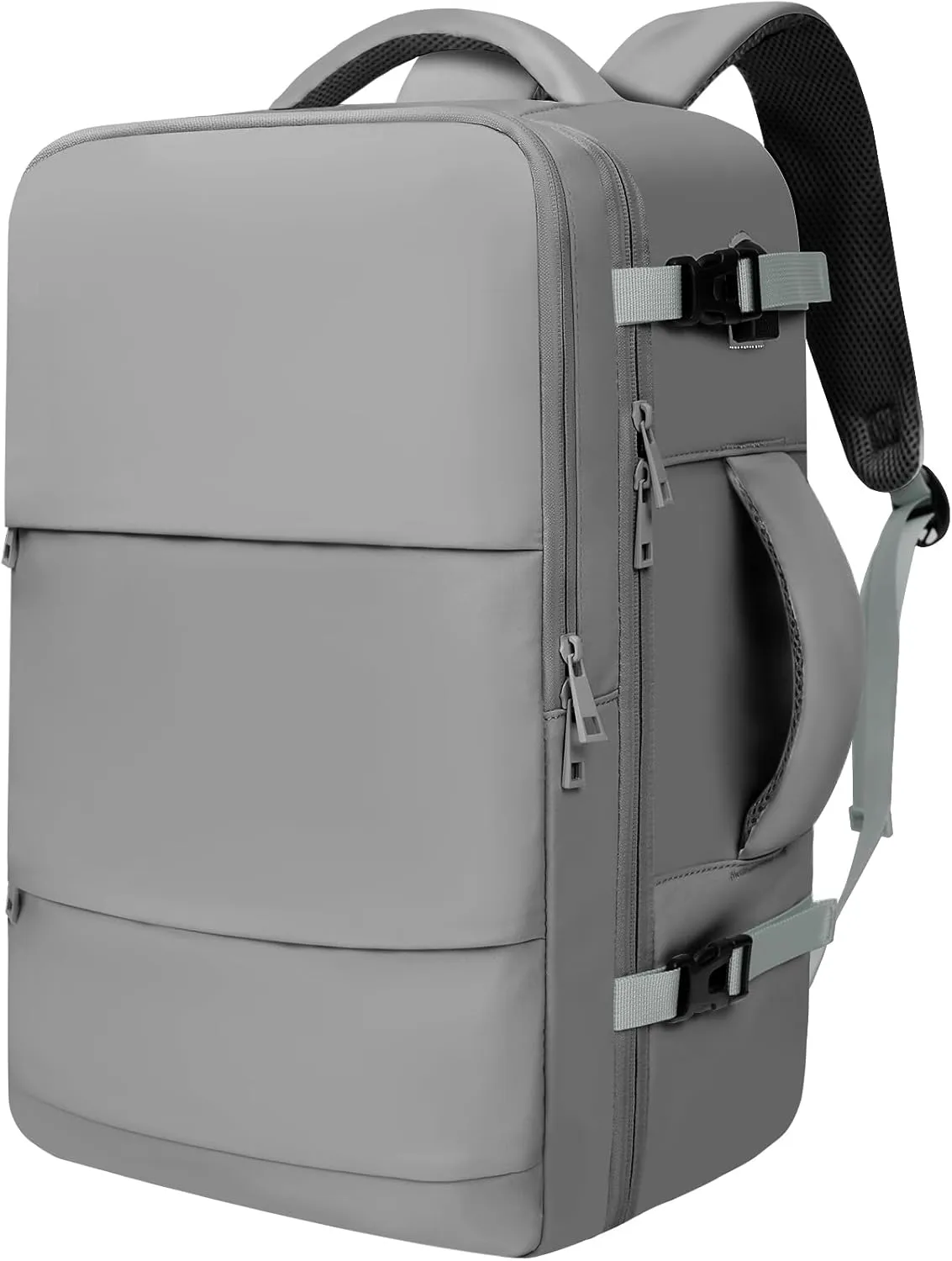 BAGAIL Travel Laptop Backpack, Carry on with USB Port, Luggage Bag for Holiday-Grey
