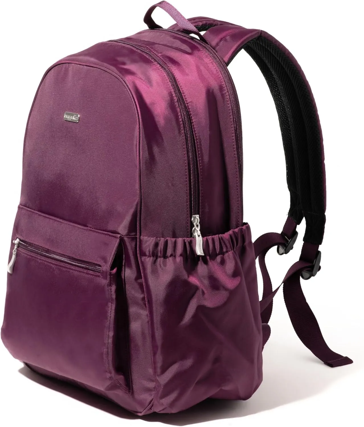 Baggallini Essential Laptop Backpack - 16x12 Inch Travel Backpack with 16" Laptop Sleeve - Lightweight Luggage Backpack