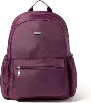 Baggallini Essential Laptop Backpack - 16x12 Inch Travel Backpack with 16" Laptop Sleeve - Lightweight Luggage Backpack