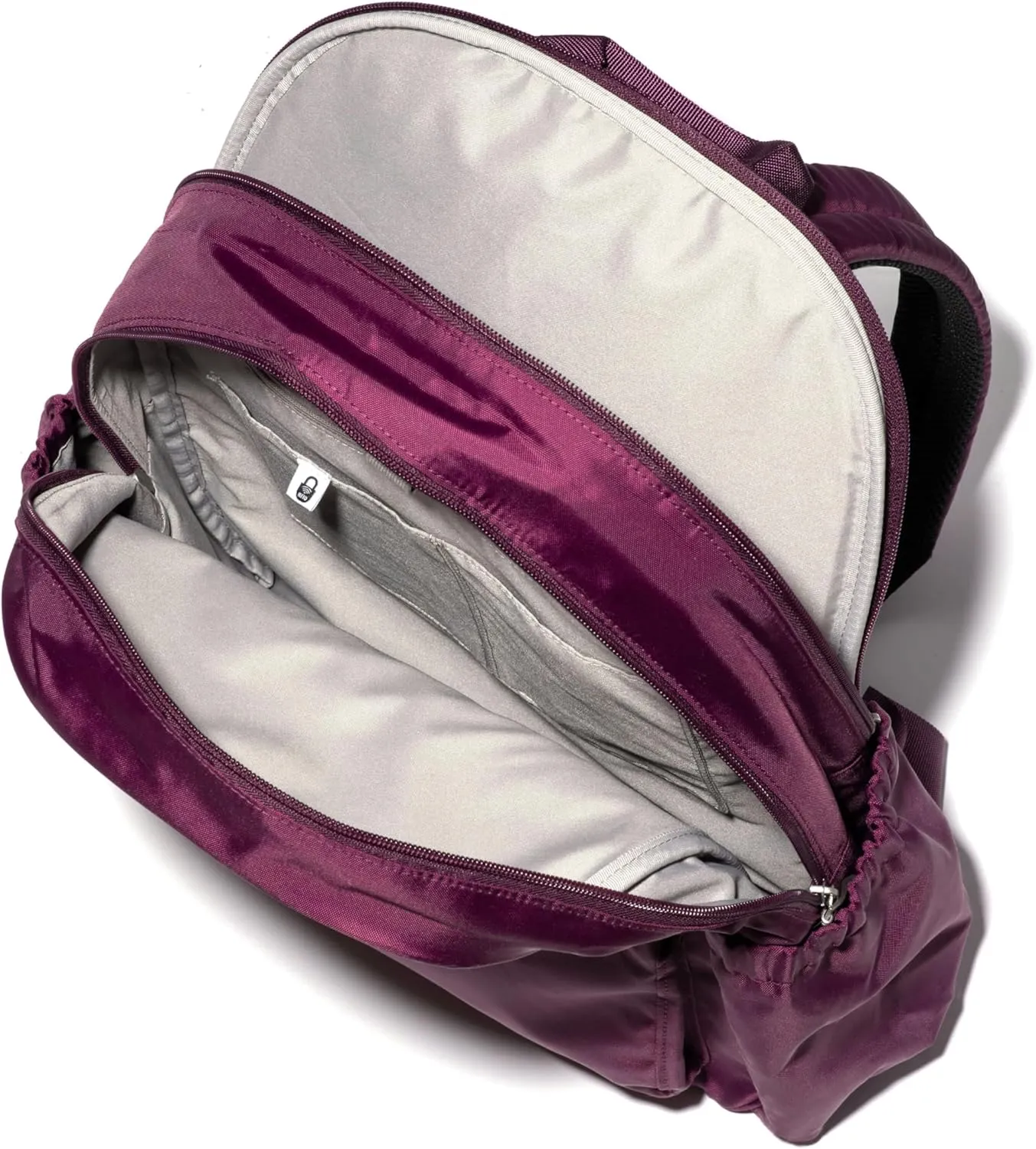 Baggallini Essential Laptop Backpack - 16x12 Inch Travel Backpack with 16" Laptop Sleeve - Lightweight Luggage Backpack