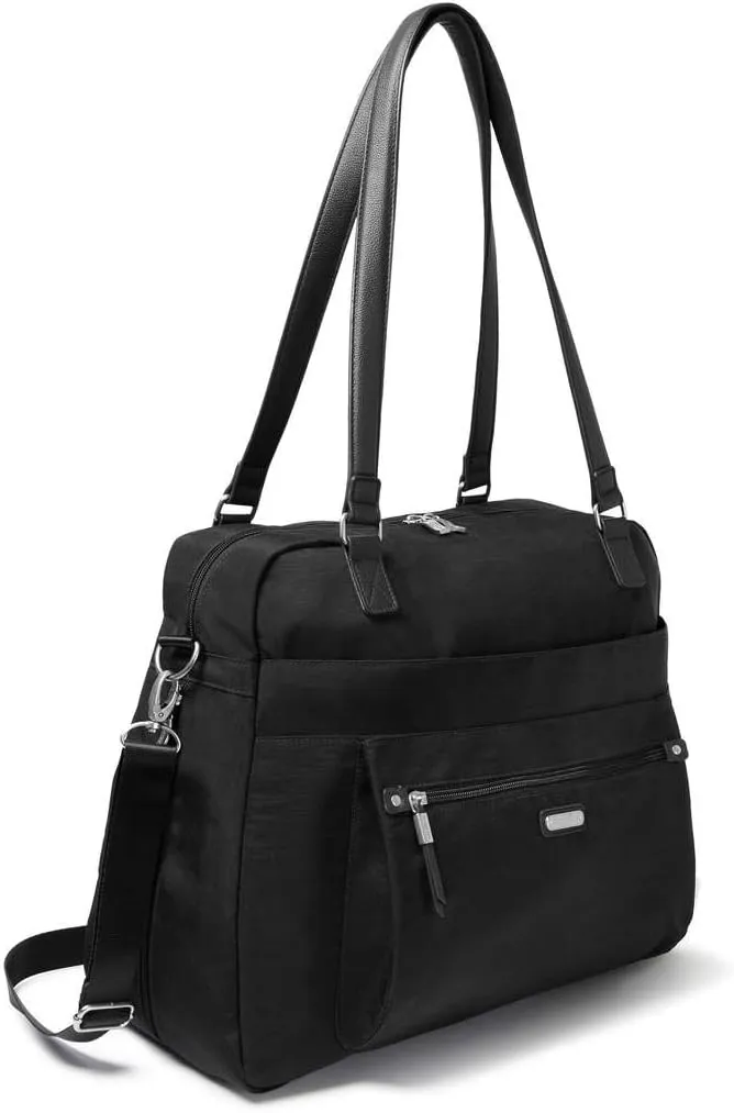 Baggallini Overnight Expandable Laptop Tote - Lightweight Travel Bag for Women