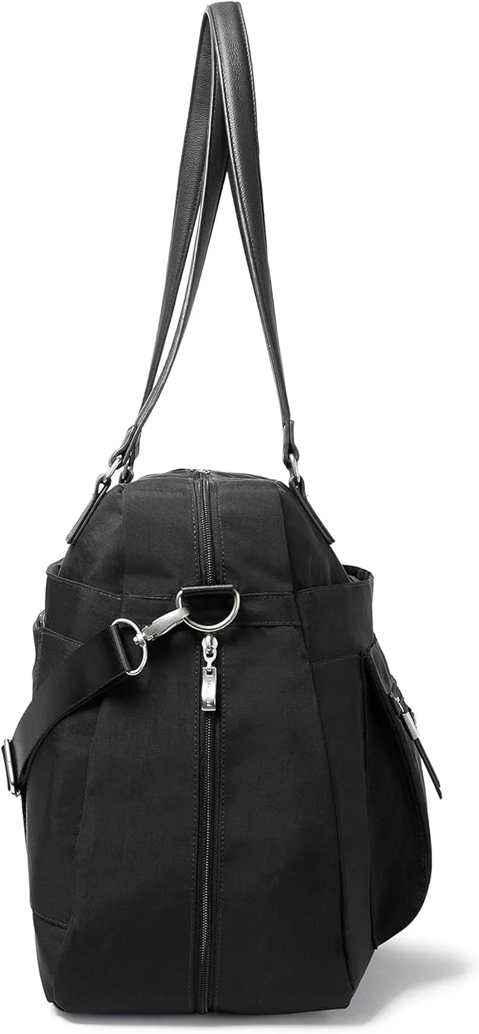 Baggallini Overnight Expandable Laptop Tote - Lightweight Travel Bag for Women