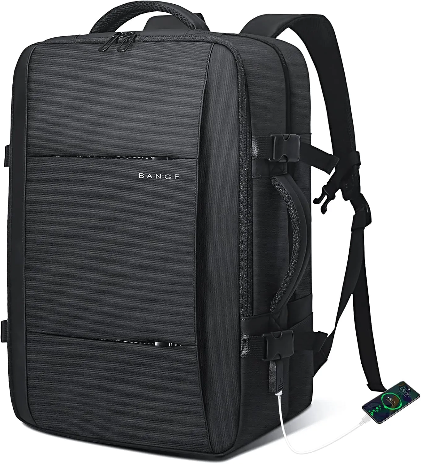BANGE Travel Backpacks,Flight Approved Carry On Backpacks, 17-inch Laptop Backpack for International Travel Bag,Weekender Luggage Backpack for Men