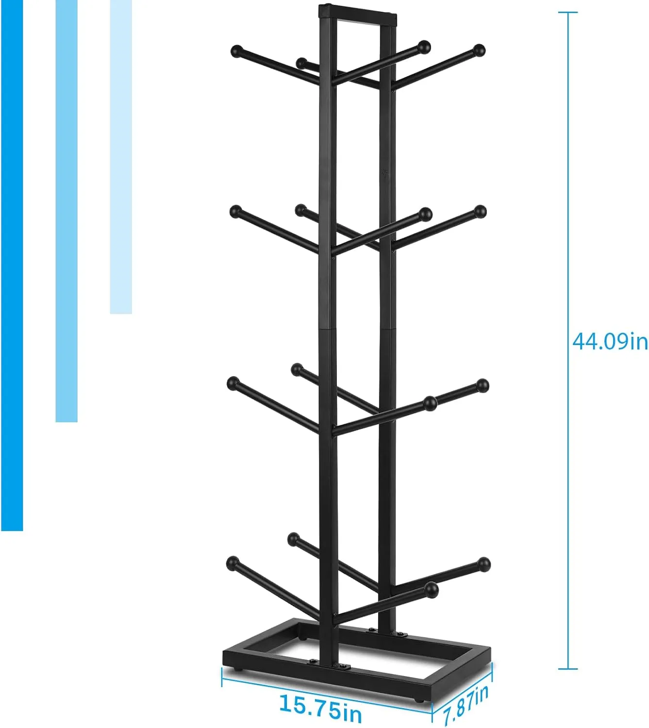 Basketball Organizers Metal Ball Storage Rack Sports Storage for Indoor Outdoor
