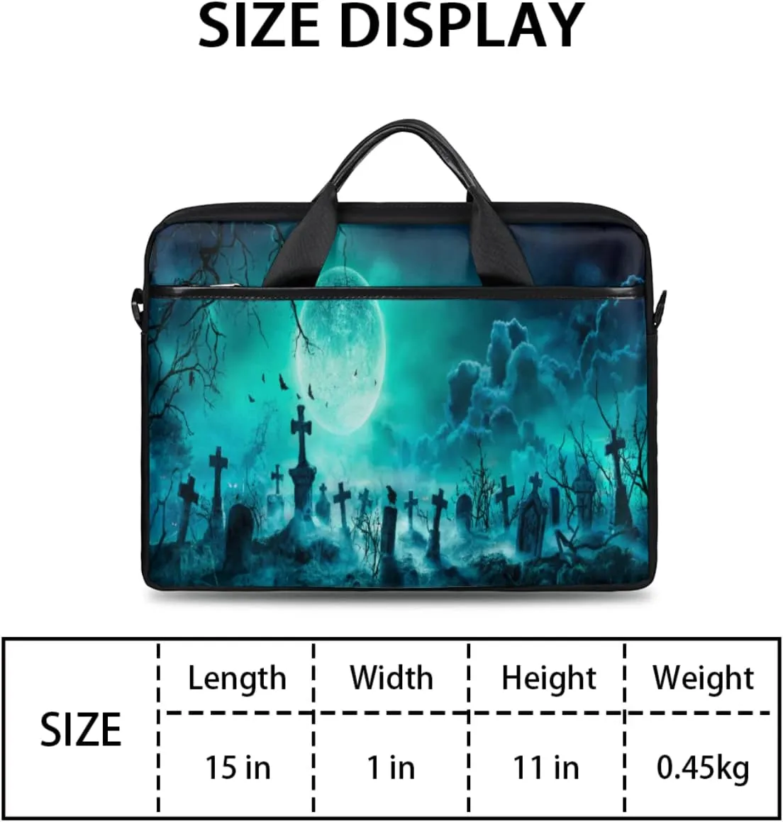 Basketball Texture Laptop Shoulder Messenger Bag Waterproof Laptop Briefcase Handle Padded Strap