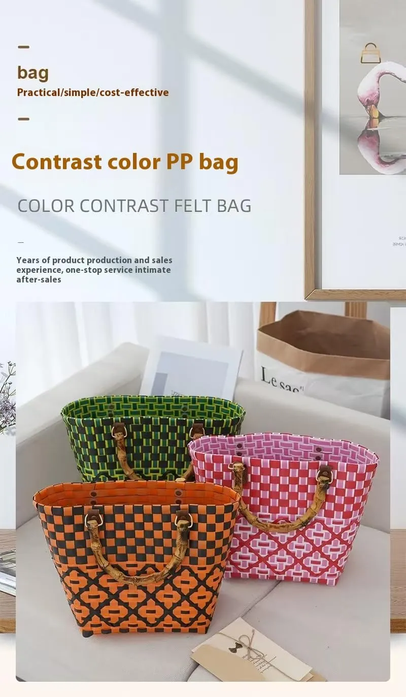 Beach Tote, Leisure Shopping bag, 9 inches, perfect for camping, traveling, parties, shopping and more