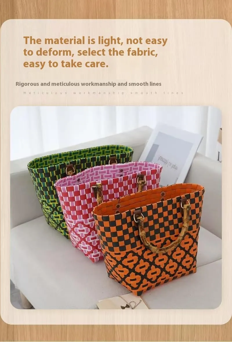 Beach Tote, Leisure Shopping bag, 9 inches, perfect for camping, traveling, parties, shopping and more