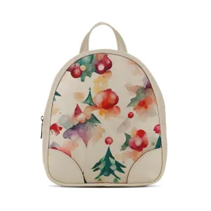 Beige O Mini Backpacks Christmas