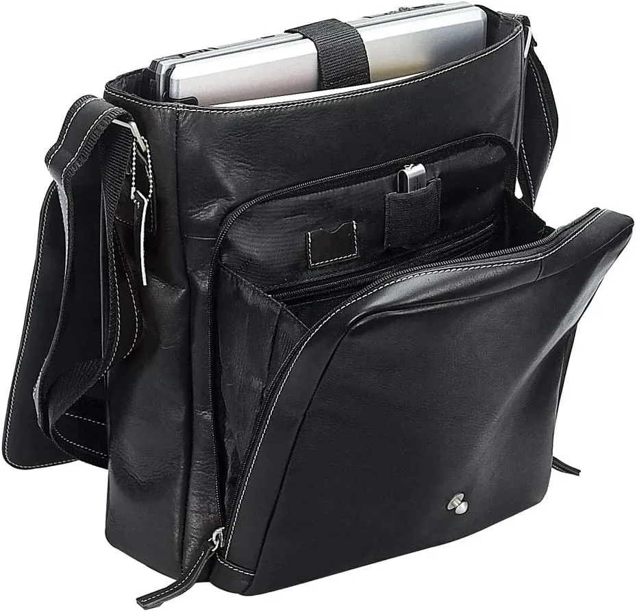 Bellino Columbia Vertical Laptop Messenger