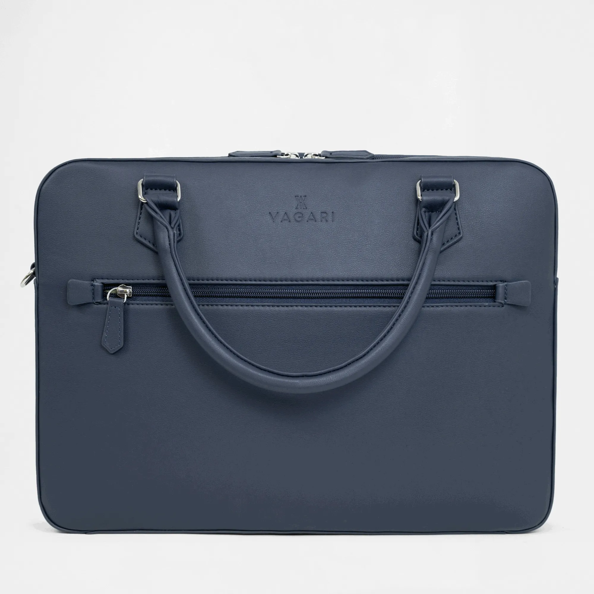 Berlin Compact Laptop Bag - Navy